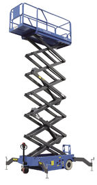 Max Height 10m Scissor Lift With Motorized Device Loading Capacity 300kg Optional Extension Platform