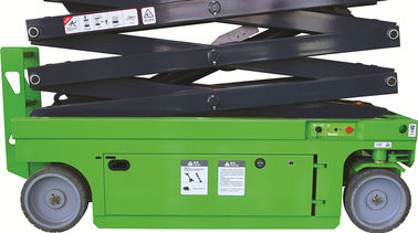 Electric Man Lift 10 Meters, Self propelled Scissor Lift MEWP With Extendable Platform