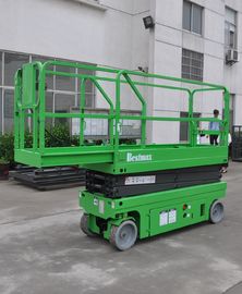 Electric Self Propelled Scissor Lift Table Aerial Working Platform 230kg Loading Capacity