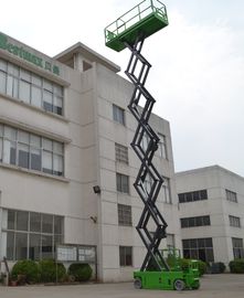 Electrical Self Propelled Scissor Lift 12m Elevated Work Platform MEWP For Warehouse