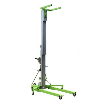 Compact / Portable Manual Material Lift with Manual One Speed Winch