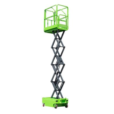 Semi Electric Mobile Mini Scissor Lift 3.9 Meters Height For Warehouse