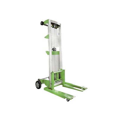 Manual Material Lift Portable Hand Winch Lifter Stacker Manual Lift
