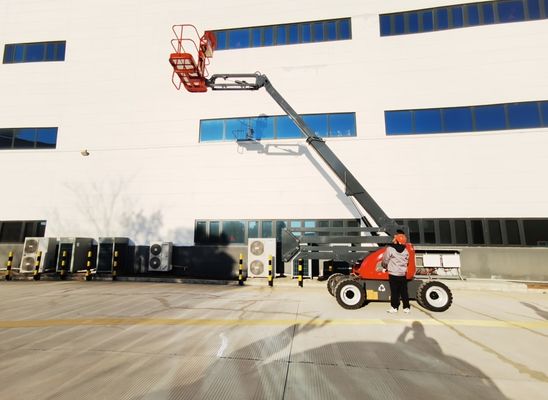18m 60 ft Smart Solution electric articulating boom lift For Obstacle Navigation