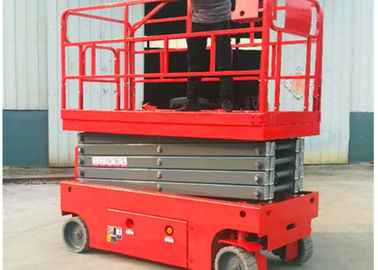 Electric hydraulic lift platform with extension table 10m self propelled scissor lift 320kg