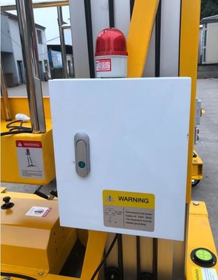 Industrial 6m Hydraulic Lift Aluminum Aerial Work Platform Single Mast