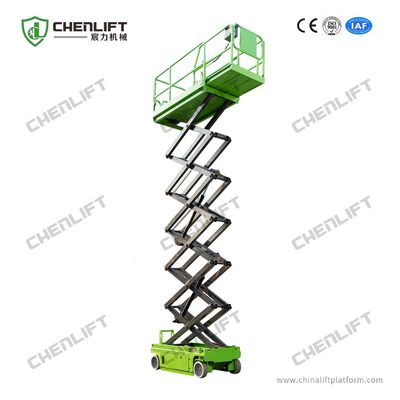 10m Hydraulic Lift Platform Electric Self Propelled Scissor Lift with Extension Platform 450Kg Loading