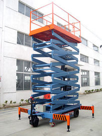 500kg Vehicle Scissor Lift with Pulling Device , DC24V Industrial Scissor Lift