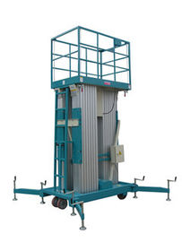 Explosion Proof 300Kg Loading Capacity Hydraulic Lift Aerial Work Platform 10m height Triple Mast