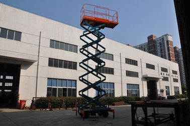 11m Manual Pushing Mobile Scissor Lift  Loading 450kg