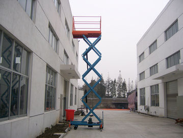 Extension Platform AC / DC Electric Elevating Hydraulic Mobile Scissor Lift  for Work Shop, Theatre