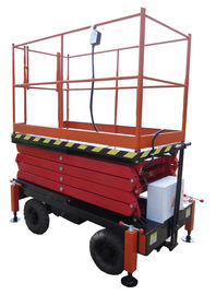 11M Electrical Mobile Scissor Lift , 300Kg Scissor Lift Platform