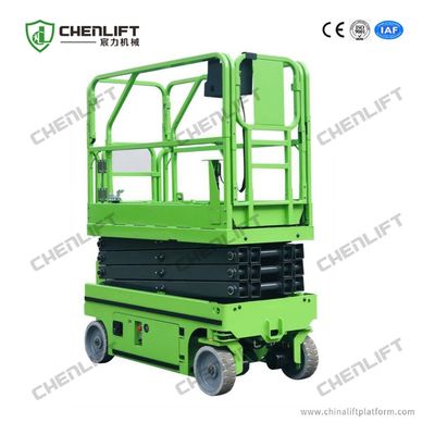 MX300S 3m 240kg Load Mini Model Self Propelled Scissor Lift With Hydraulic Turning Wheel