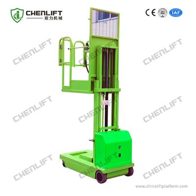 Durable 300kg Electric Order Picker , Warehouse Picker Machine 4.12m Height