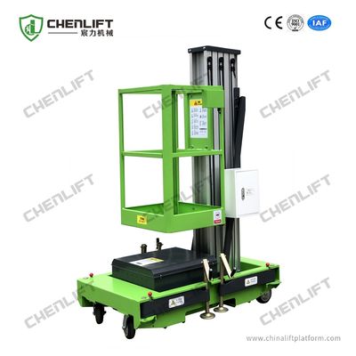 130kg Load Aluminum Aerial Work Platform , Vertical Mast Lift With Long Life
