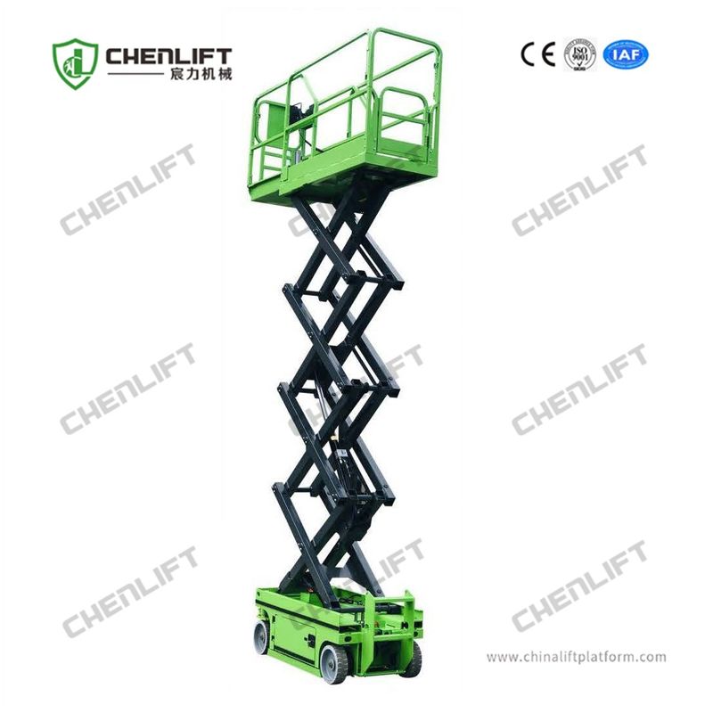 Electric Aerial Work Platform Lift Capacity 320kg Self-propelled Scissor Lift of Max 13.8m Working Height