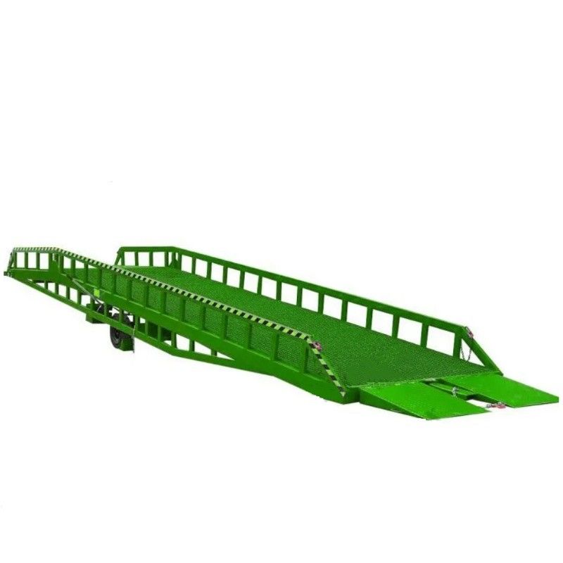 Adjustable Heavy duty Container mobile yard ramp for Loading Cargos