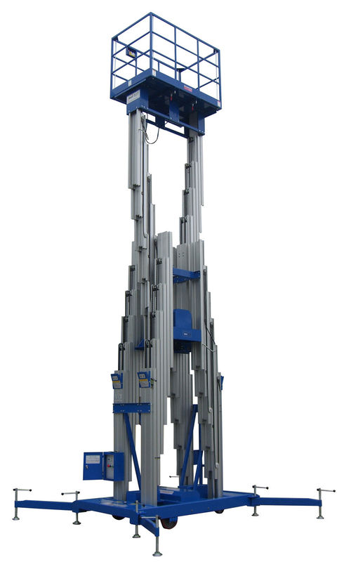 18M Platform Height 150kg Loading Capacity Aerial Work Platform with Six Mast