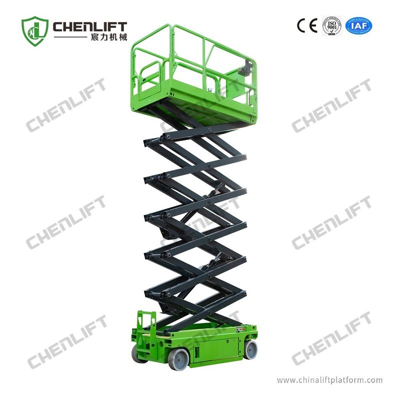 Aerial Work Platform Self Propelled Scissor Lift 6m 8m 230kg Loading Capacity with Extension Table